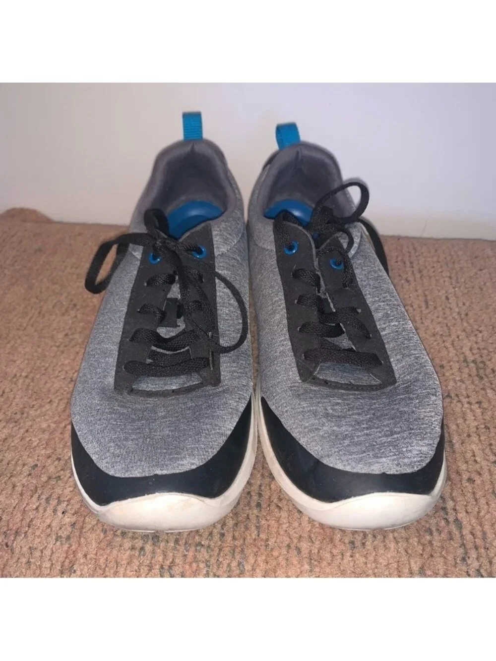 CROCS Gray and Black Athletic Shoes